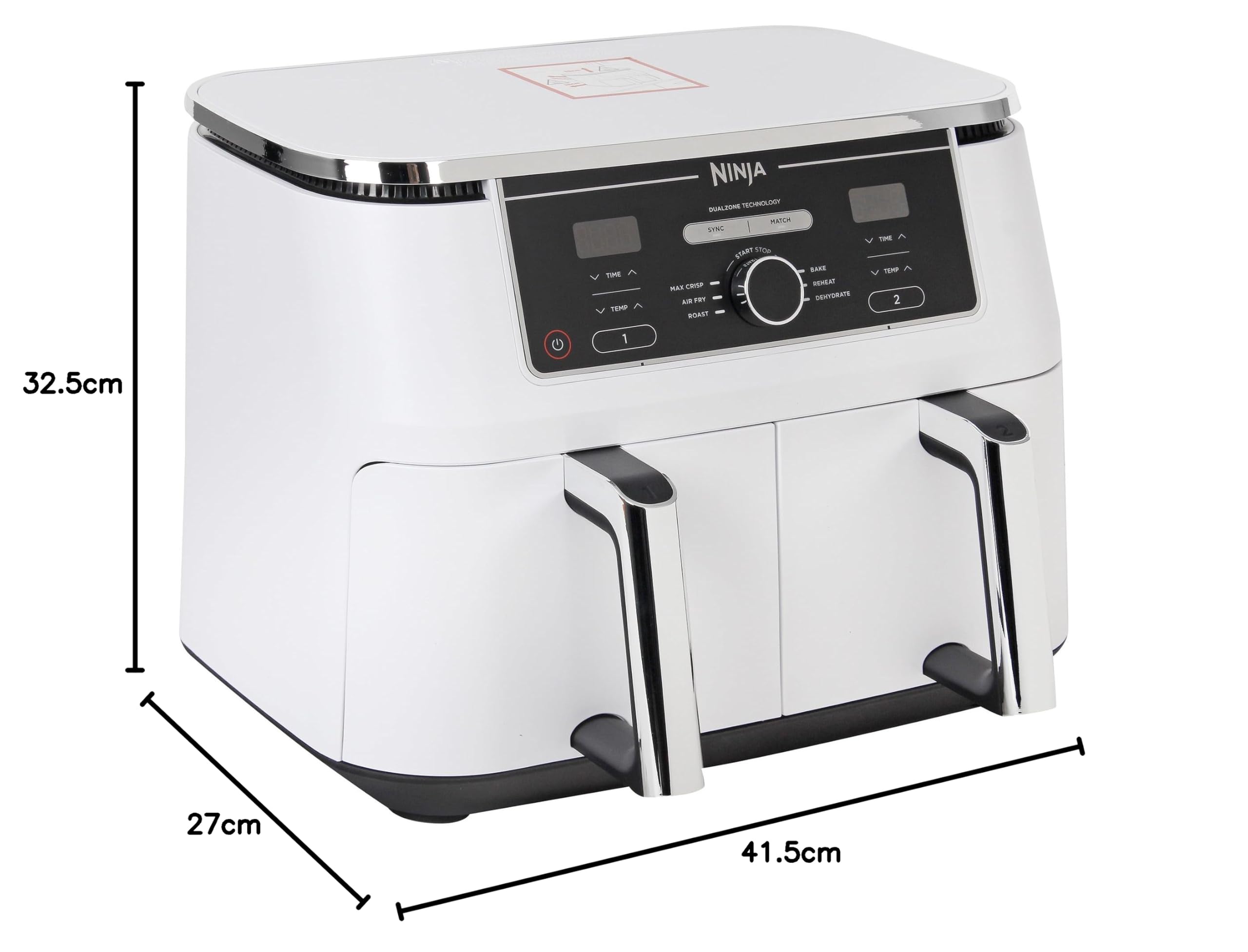 Ninja Dual-Zone 6-in-1 air heater/White AF400EUWH : Amazon.ca: Home